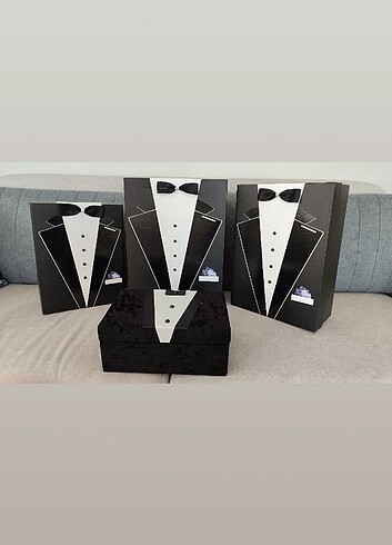 DAMAT BOHÇA ÇEYİZ KUTU SETİ - Görsel 3