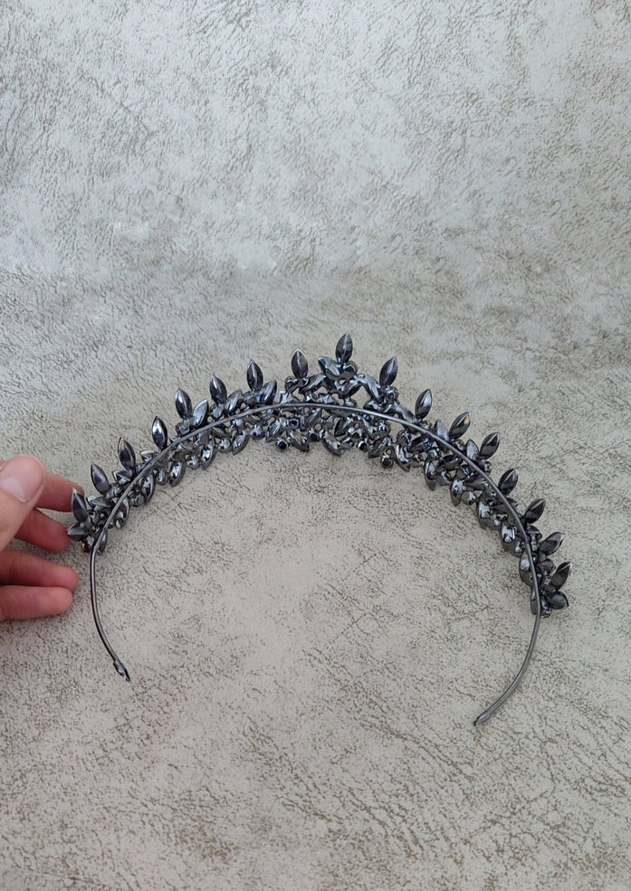 GELİN NİŞAN KINA SÖZ YEŞİL TAŞLI TAÇ - Görsel 2