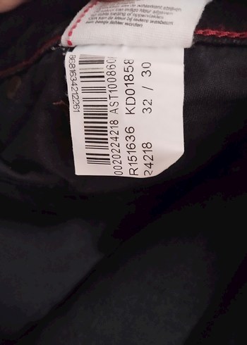 32 Beden siyah Renk Siyah Regular Fit Erkek Kot Pantolon
