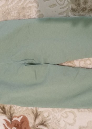 Kız Çocuk Yeşil Baskılı Rahat Eşofman - Görsel 2