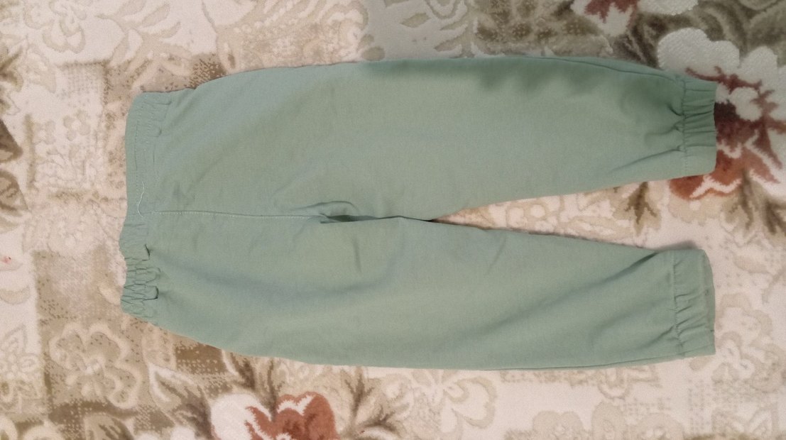 Kız Çocuk Yeşil Baskılı Rahat Eşofman - Görsel 2