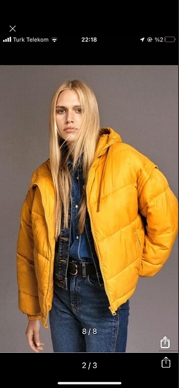 Zara Şişme mont