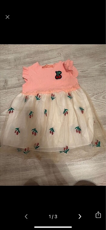 Little Honey Bunnies Kız cocuk dogum gunu elbisesi