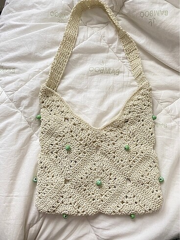Pull bear motifli makrome çanta