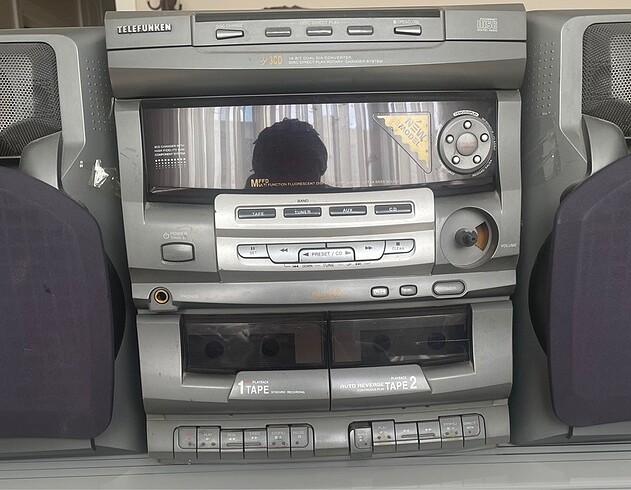 Eski müzik seti ve hoparlör - Görsel 5