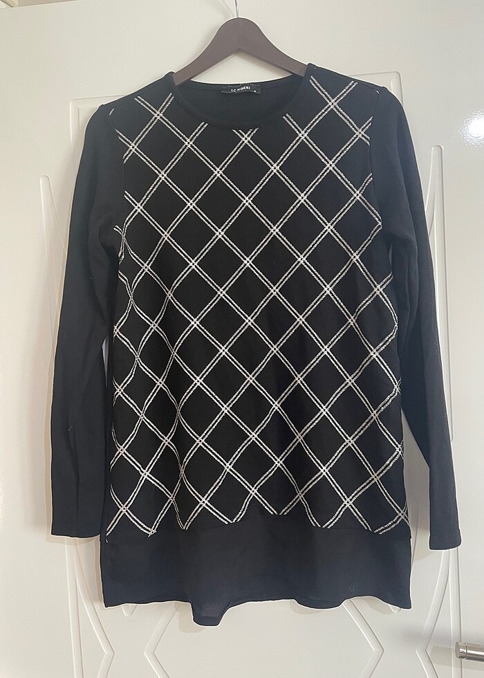 Siyah sim detay tunik - Görsel 4