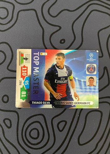 Thiago Silva Paris Saint-Germain Koleksiyon Kartı 2013-2014