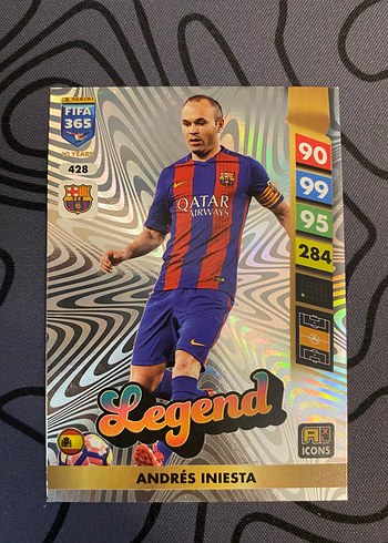 Andrés Iniesta sınırlı sayıda legend