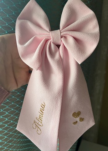 Kız Çocukları İçin Kırmızı ve Pembe Fiyonk Toka - Görsel 8