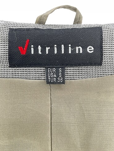 s Beden gri Renk Vintage Love Blazer %70 İndirimli.