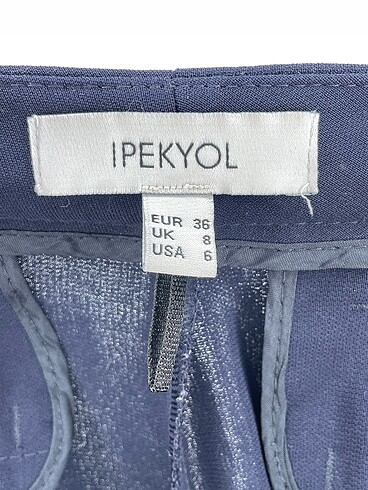 36 Beden lacivert Renk ipekyol Kumaş Pantolon %70 İndirimli.