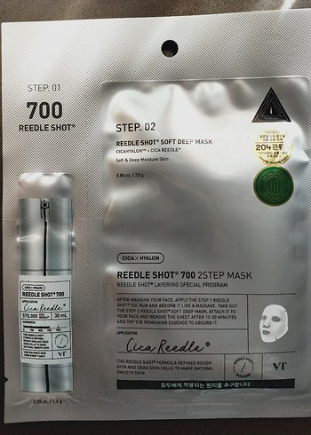 Diğer 6 adet VT reeedle shot 2 ml+ VT maske