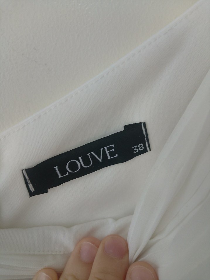 Beyaz Drapeli Mini Abiye Elbise - Görsel 3