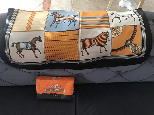 Beden siyah Renk HERMES MODEL FULAR