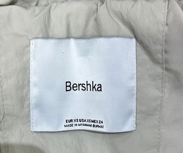 xs Beden ten rengi Renk Mont bershka
