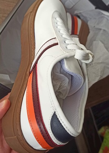 Beyaz Erkek Ayakkabı - Görsel 5