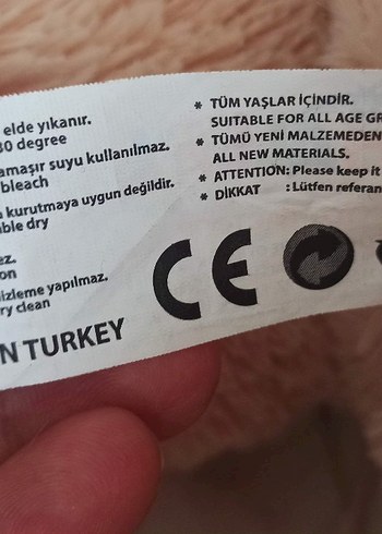 Beden Renk Büyük boy bej peluş oyuncak ayı