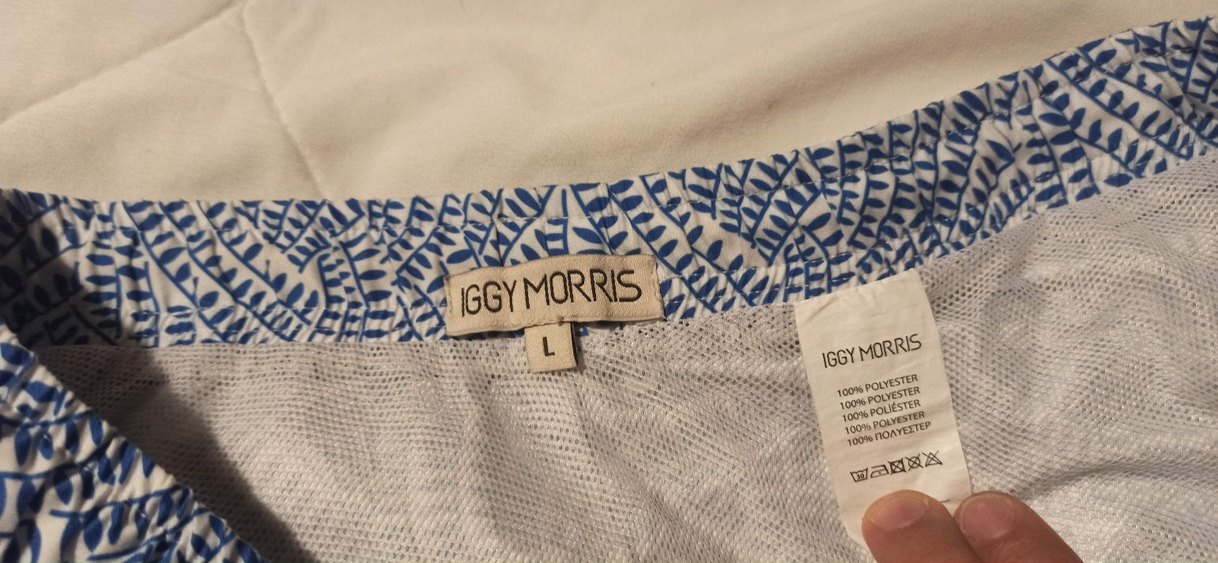 IGGY MORRIS MARKA Erkek Mavi Desenli Mayo - Görsel 5