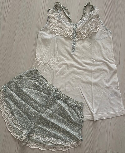Ikili şort/pijama takımı