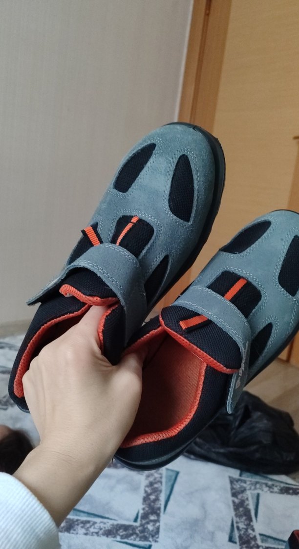 Gri Erkek Spor Sandalet Velcro Bantlı
2 çift  41 numara - Görsel 2