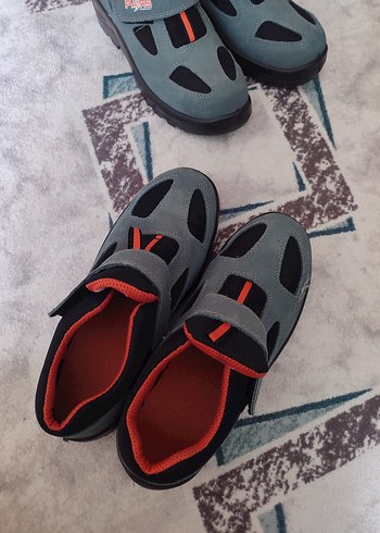 Gri Erkek Outdoor Spor Ayakkabısı Velcro - Görsel 2