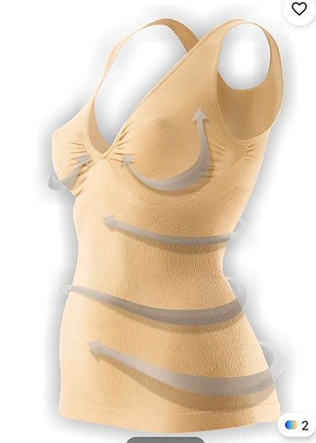 Göğüs,göbek ve bel çevresi sıkılaştırıcı atlet korse - Görsel 2