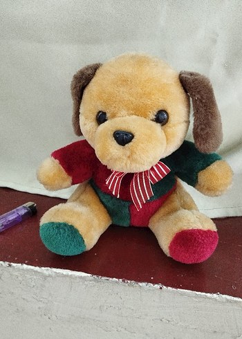 Renkli Kahverengi Peluş Oyuncak Köpek