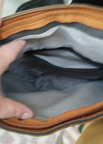 Bej Deri Kadın Çanta - Görsel 4