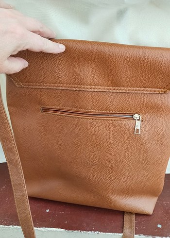 Bej Deri Kadın Çanta - Görsel 3