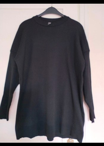 Siyah Kadın Triko Uzun Kollu Kazak - Görsel 3