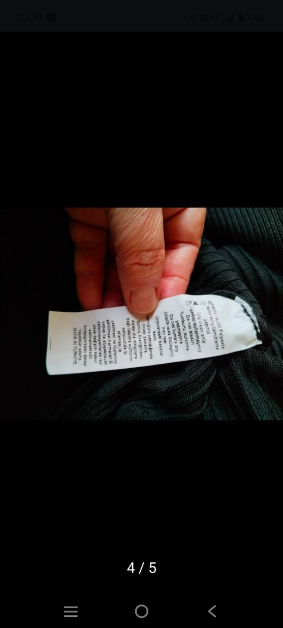 Siyah Kadın Triko Uzun Kollu Kazak - Görsel 4