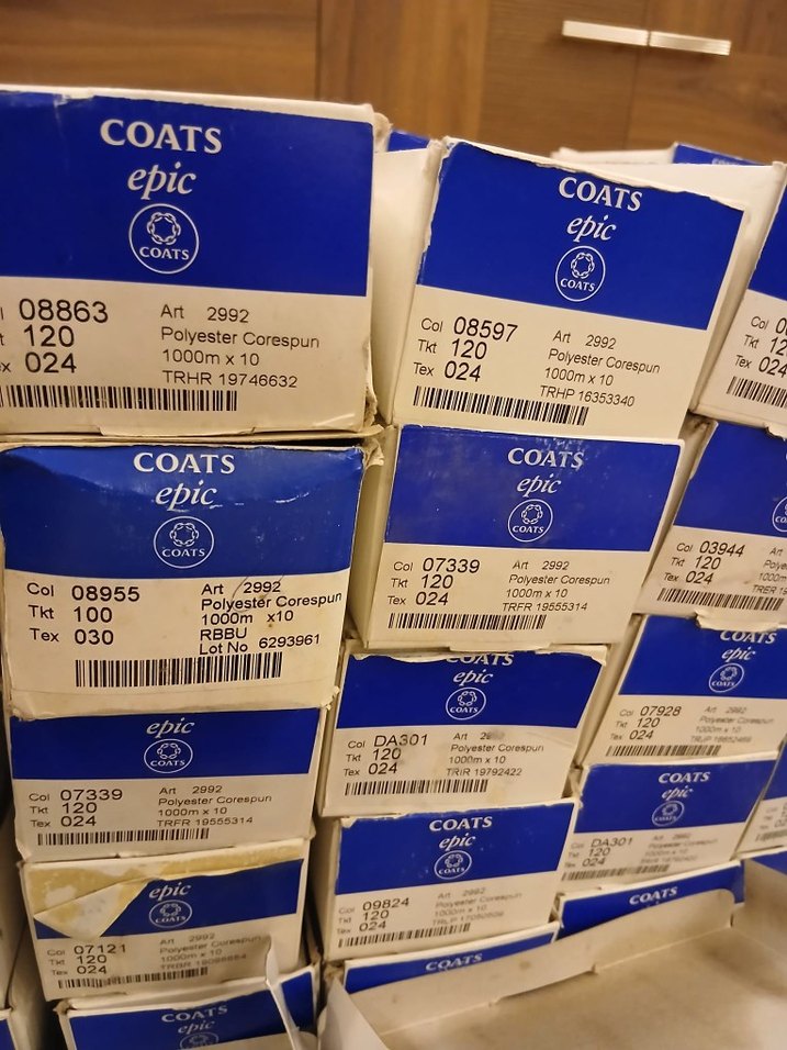 Coats markalı dikiş iplikleri 1000 metrelik bobinler 1 adet - Görsel 5