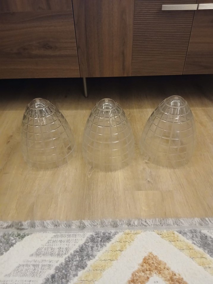 Kristal Kesme Cam Avize Camı 1 tanesi - Görsel 4