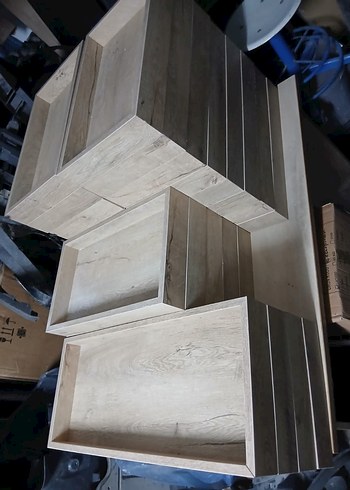 Eczane/Parfümeri (21 raf 14) ayak duvara takılabilir Özel yapım - Görsel 7