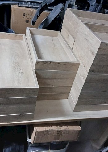 Eczane/Parfümeri (21 raf 14) ayak duvara takılabilir Özel yapım - Görsel 3