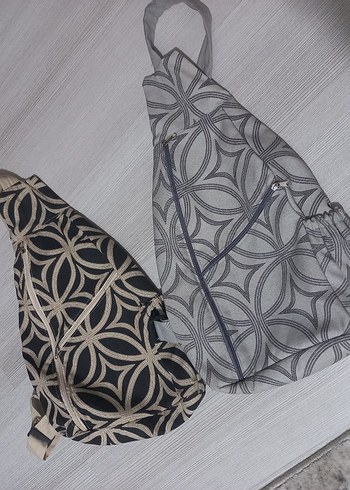 Gri Desenli Kadın Sırt Çantası - Görsel 3