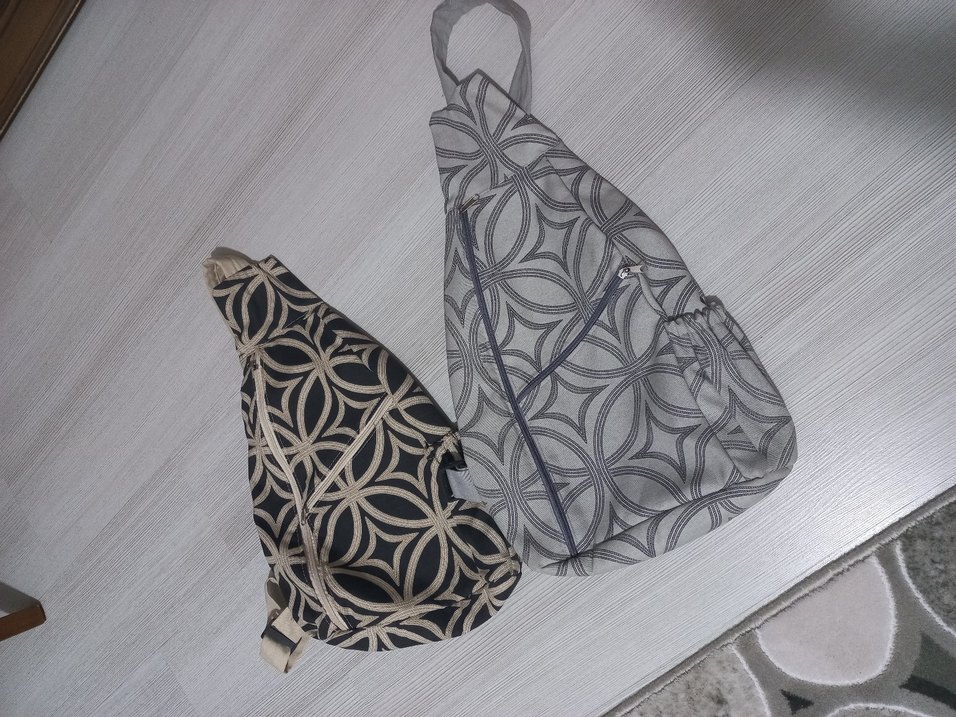 Gri Desenli Kadın Sırt Çantası - Görsel 3