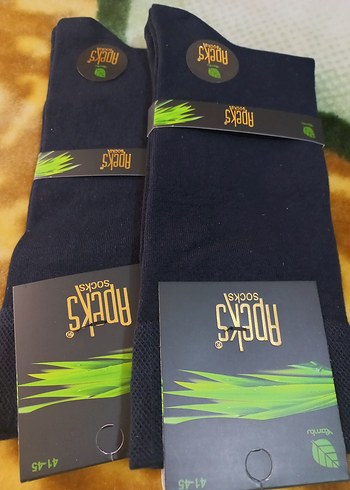 Erkek Siyah Midi Çoraplar - Rahat Kesim - Görsel 2