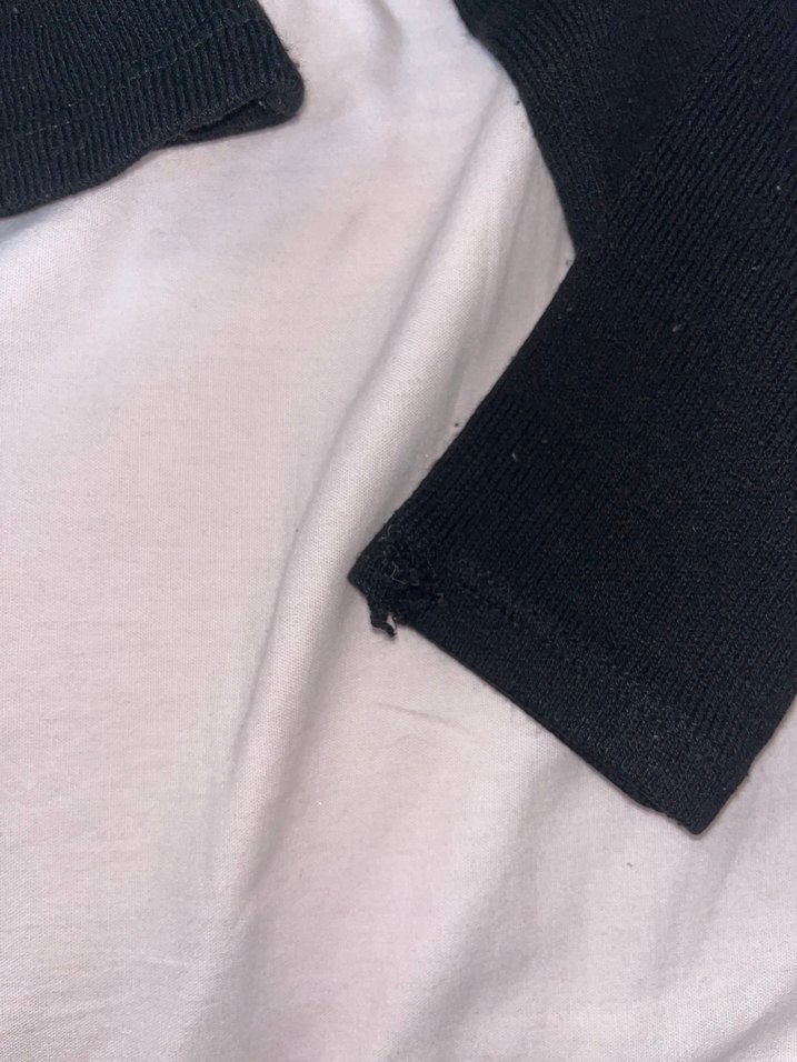 Kadın Siyah Yarım Boğazlı İnce Triko - Görsel 3