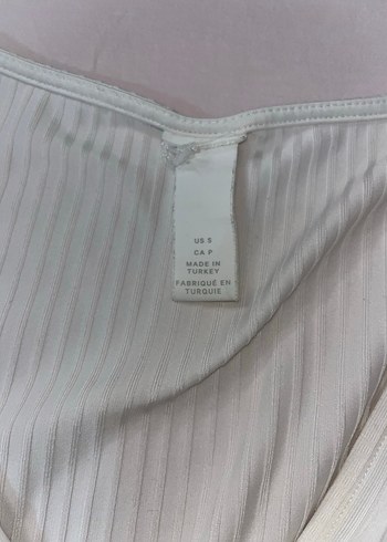 Beyaz Pilili Midi Düz Kesim Kadın Body - Görsel 3