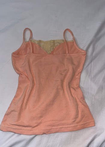 Dantel Detaylı Pembe Bohem Atlet - Görsel 2