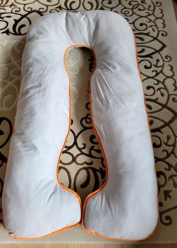 Beyaz Emzirme ve Hamilelik Yastığı - Görsel 2