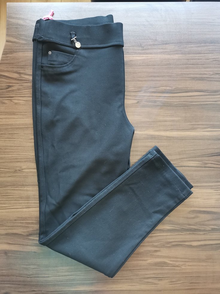 Kadın Siyah Skinny Tayt - Görsel 3