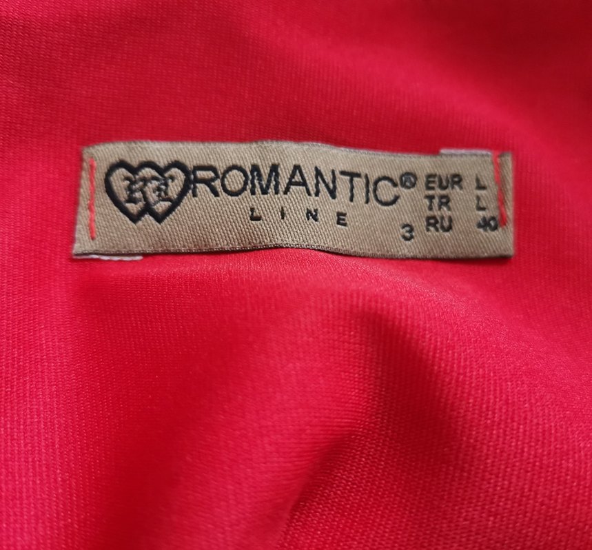 Kırmızı Midi Drapeli Abiye Elbise - Görsel 3