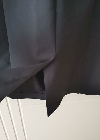 Modern Klasik Siyah Midi Elbise - Görsel 3