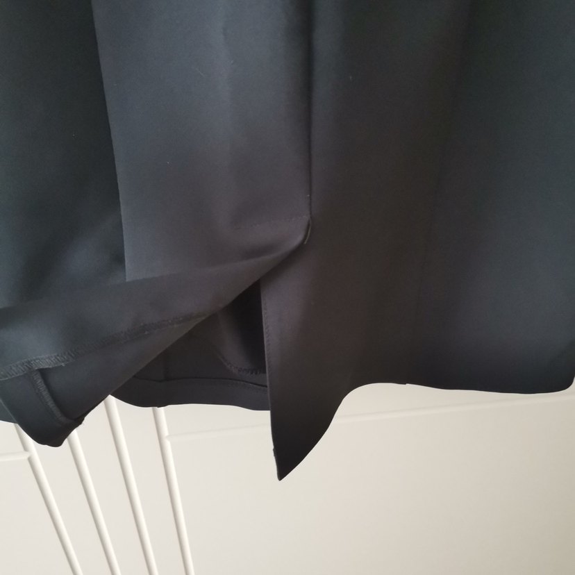 Modern Klasik Siyah Midi Elbise - Görsel 3