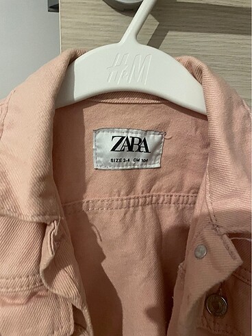 4 Yaş Beden mavi Renk Zara çocuk kot ceket
