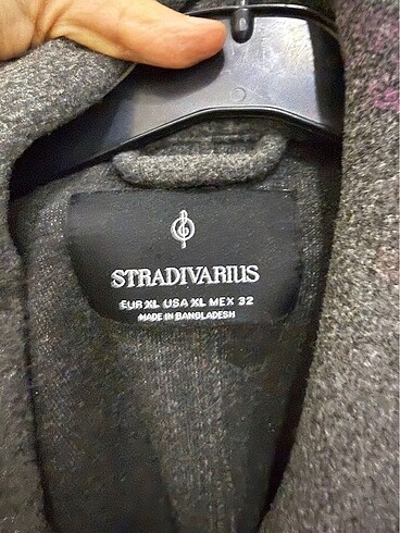 xl Beden gri Renk Stradivarus mont