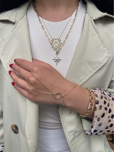 Marka Model Yuvarlak Gold Şahmeran - Görsel 2