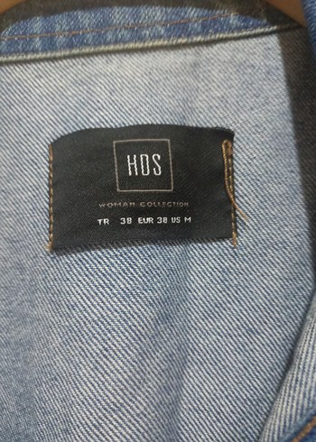 Mavi Düğmeli Kadın kot Ceket - Görsel 3